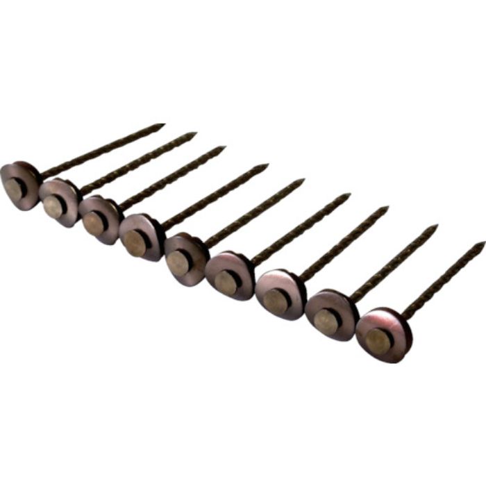ダイドーハント ステンレス連結傘釘パワースクリュー 12×50 ブロンズ 9本×10連入(Tcode:8218535)