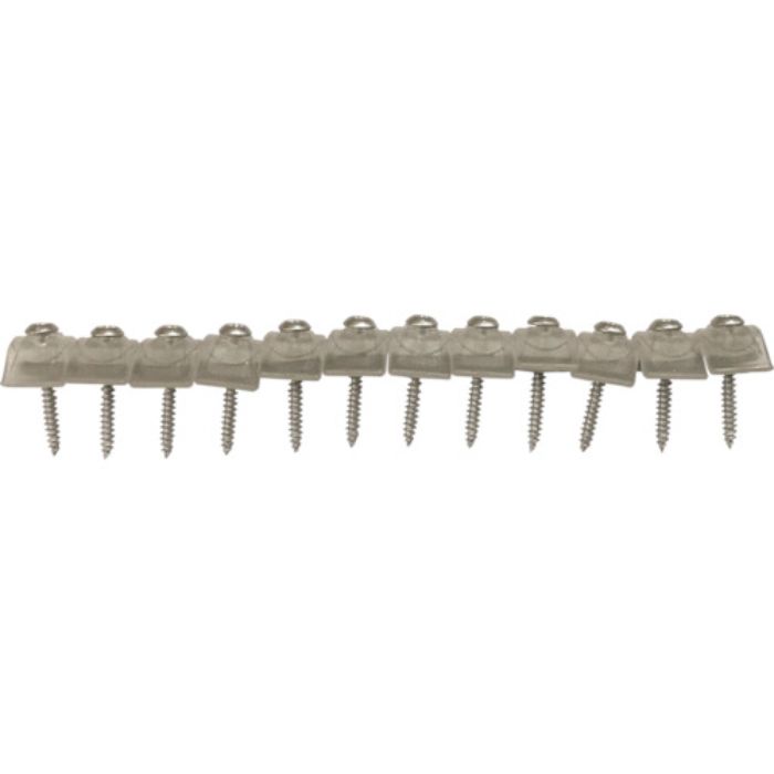 ダイドーハント ポリカ連結波板ビス 12連X2本(24本入) 4.2X35mm クリアー(Tcode:1142600)