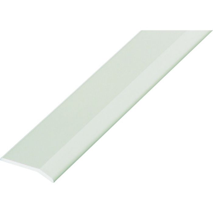 ASSIST 床金物20-111WHヘの字押え 穴明 アルミオフホワイト 1/2定尺2.00M(Tcode:1471529)