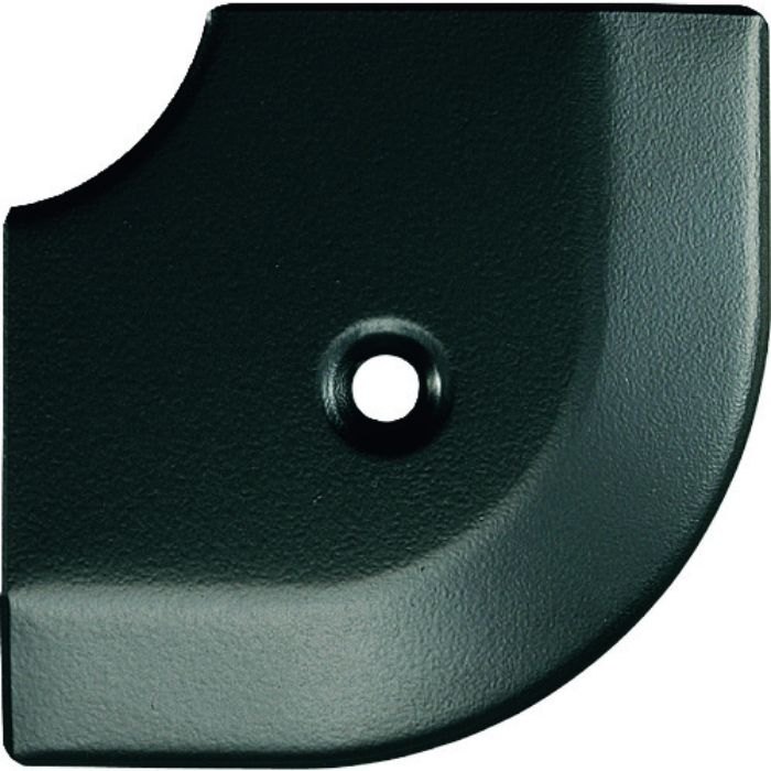 ASSIST 床金物20-112LBLヘの字押えコーナー アルミブラック 出隅 53×53mm(Tcode:1471560)