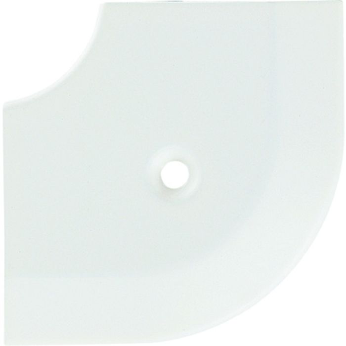 ASSIST 床金物20-112LM(WHO)ヘの字押えコーナー アルミホワイト 出隅 53×53mm(Tcode:1471532)