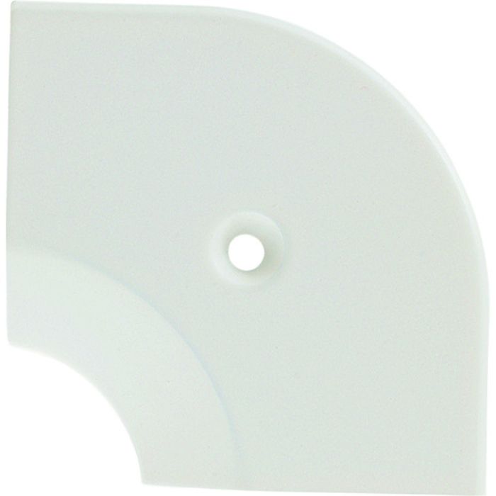 ASSIST 床金物20-112LM(WHO)ヘの字押えコーナー アルミホワイト 入隅 53×53mm(Tcode:1471569)