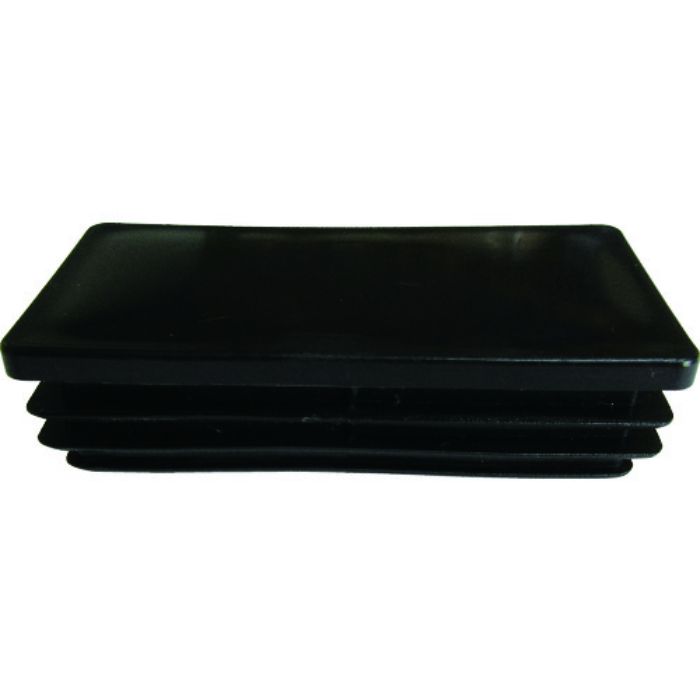 アルインコ 樹脂キャップ 平角パイプ50X25用 ブラック (4個入)(Tcode:8493814)