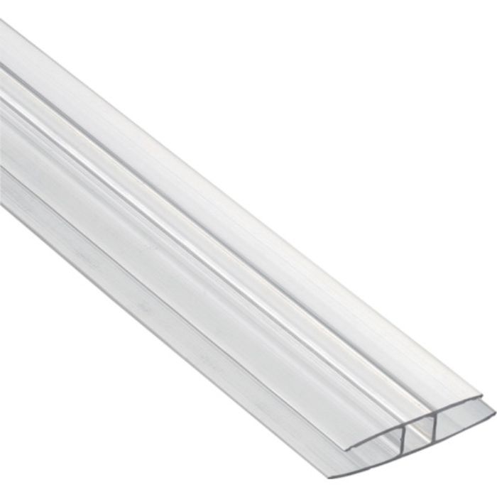 光 ジョイント用ポリカジョイナー エ型 差し込み幅6×910mm(Tcode:3893146)