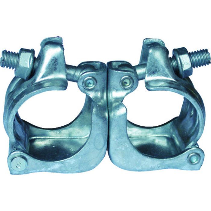 TRUSCO ドブメッキ 単管同径クランプ 自在 Φ48.6XΦ48.6(Tcode:8566878)