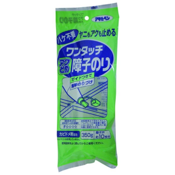アサヒペン　ワンタッチ　ヤニ・アク止め障子のり　350G　716