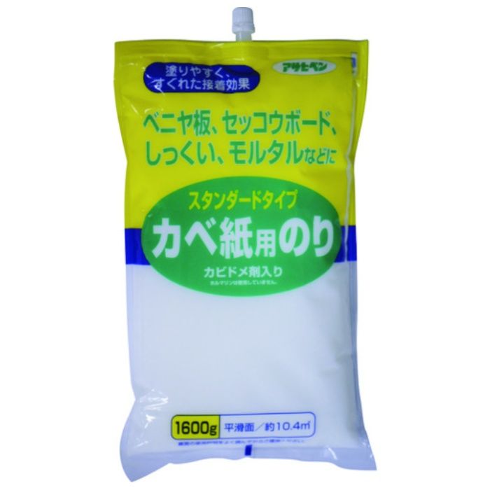 アサヒペン　スタンダードタイプカベ紙用のり　1600G　765