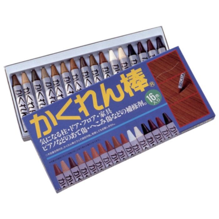 建築の友　かくれん棒16色セット
