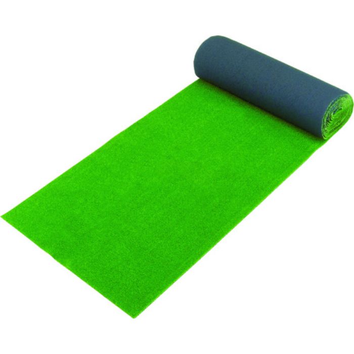 TRUSCO 人工芝(透水タイプ) 910mmX10m 厚み6mm(Tcode:4705637)