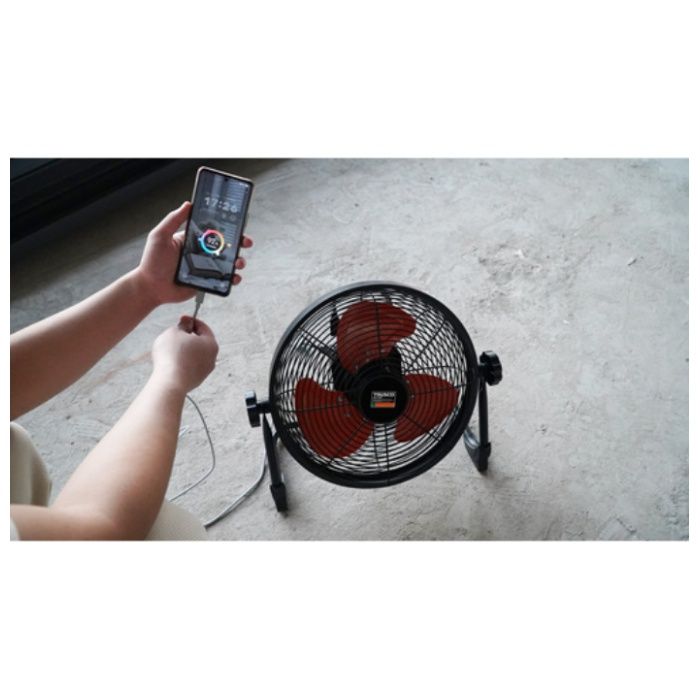 TRUSCO　充電式工場扇　ジェネラルファン・ReCharge　30cmの説明画像6