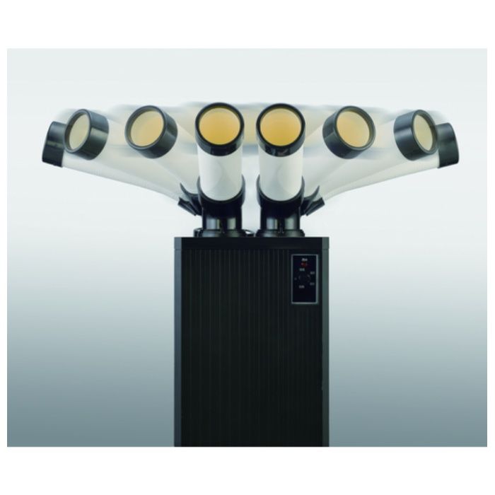 MEIHO　スポットクーラー　単相100V　2口首振り機能なしノンドレンの説明画像3