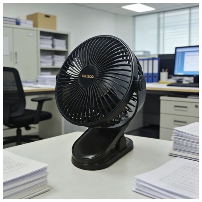 TRUSCO　3WAY充電式クリップファン　12cmの説明画像3