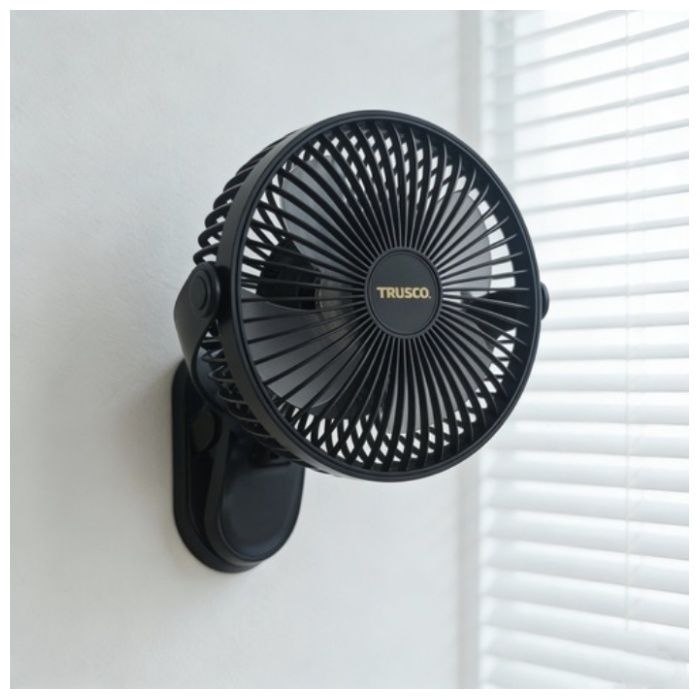 TRUSCO　3WAY充電式クリップファン　12cmの説明画像5