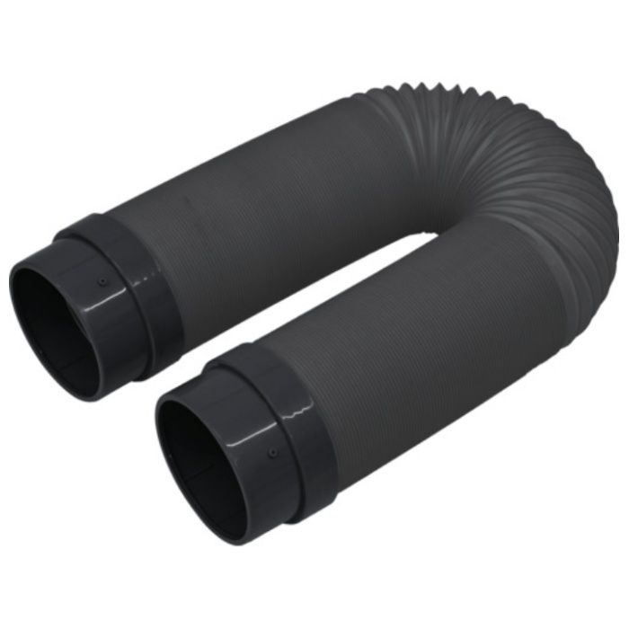 TRUSCO　スポットエアコン用伸縮冷風延長ダクト3M　黒　(TSCNーDLシリーズ用)