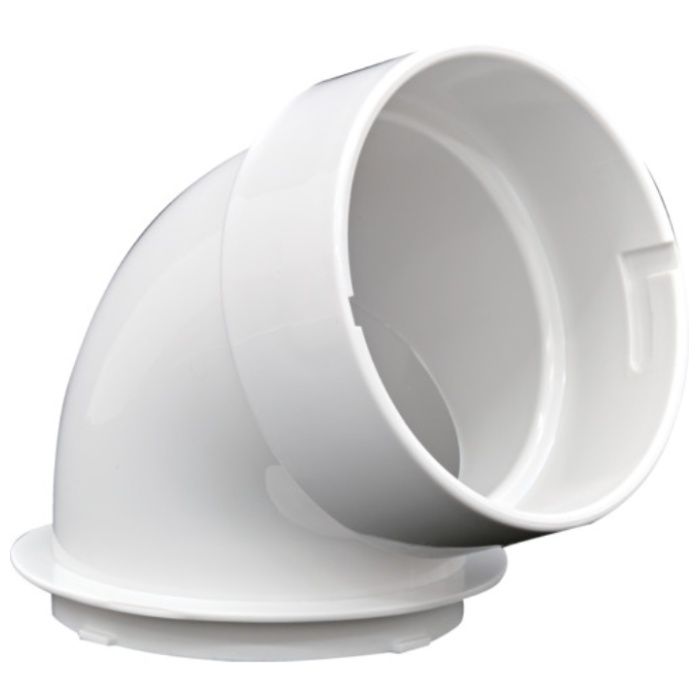 TRUSCO　スポットエアコン用エルボ　白　(TS34CN用)