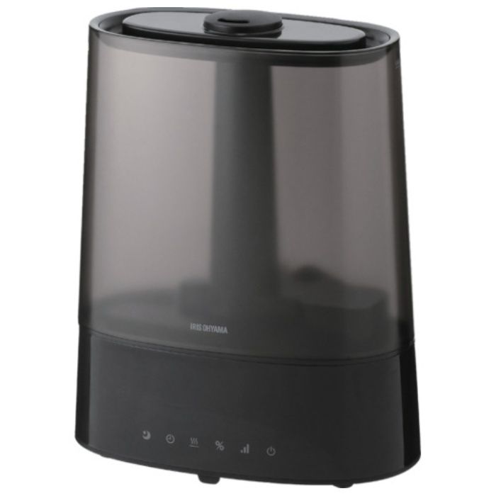 IRIS　112900　上給水超音波ハイブリッド加湿器　ブラック
