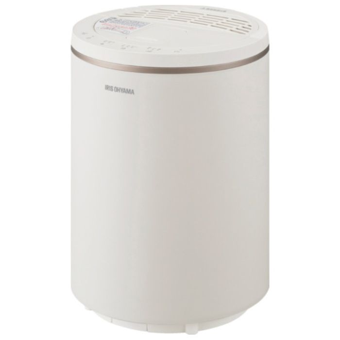 IRIS　211208　丸洗いスチーム加湿器　400ml　ホワイト
