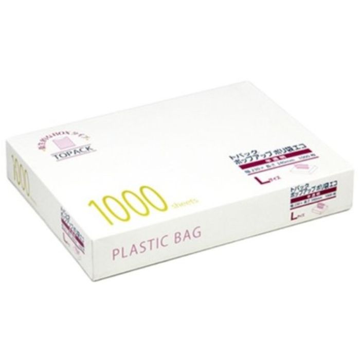 オザックス トパック ポップアップポリ袋 エコ L 1000枚(Tcode:4594858)