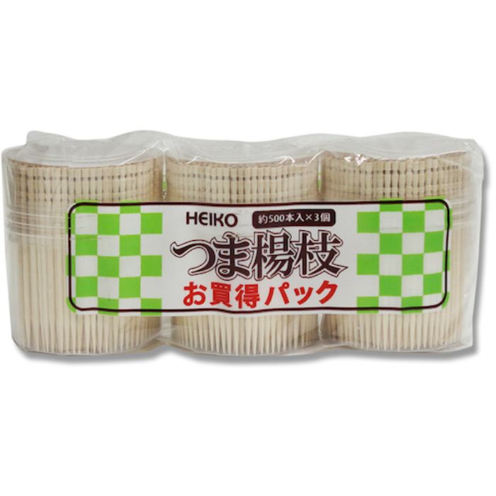 HEIKO ヘイコー つま楊枝 3個パック(Tcode:3397972)