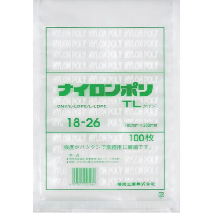 福助 ナイロンポリ TLタイプ 18-26(Tcode:2505183)