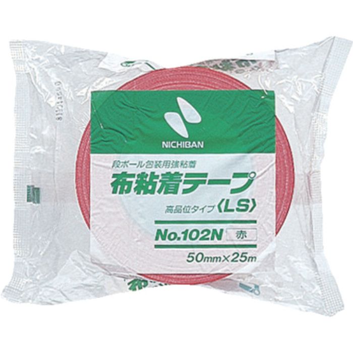 ニチバン 布粘着テープ102N赤50mmX25m(Tcode:8684129)