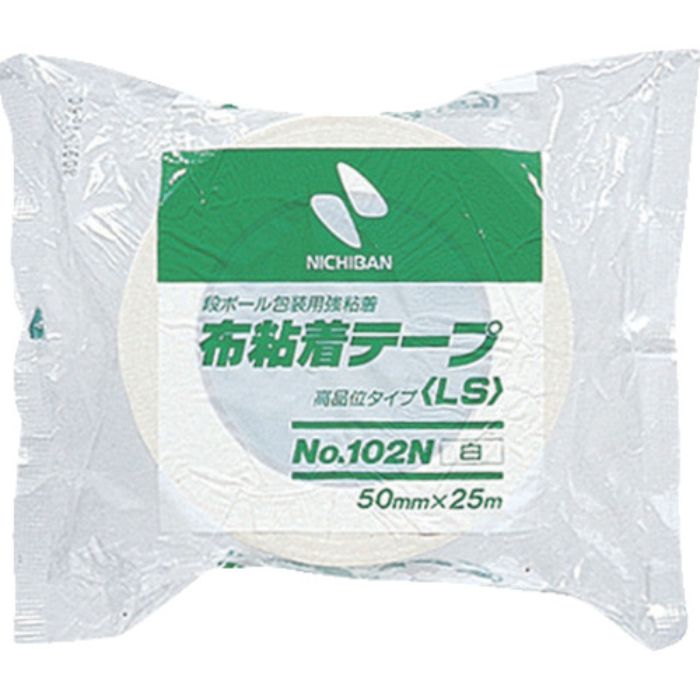 ニチバン 布粘着テープ102N白50mmX25m(Tcode:8684134)