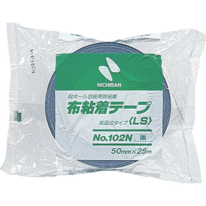 ニチバン 布粘着テープ102N黒50mmX25m(Tcode:8684135)