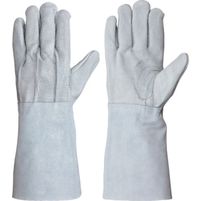 シモン 牛床革手袋 背縫い当付 107AK袖17cm(Tcode:8165958)