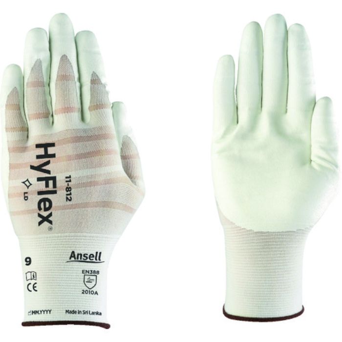 アンセル ニトリル背抜手袋 ハイフレックス 11-812 XLサイズ(Tcode:1494805)