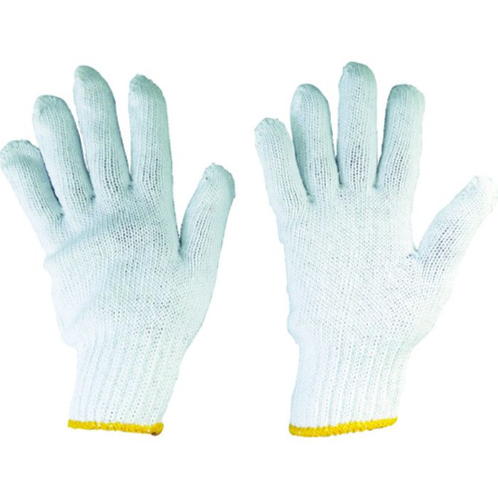 丸和ケミカル 軍手(混紡) 日本一チューリップ軍手 ホワイト フリーサイズ 12双入(Tcode:8259339)