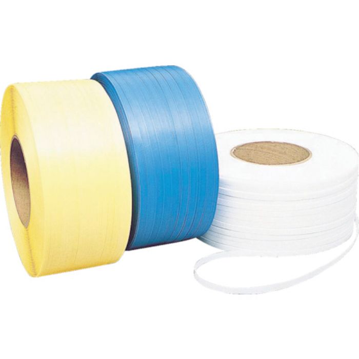 積水 梱包機用PPバンド SSストラップ 12.0×3000m イエロー(Tcode:3827305)