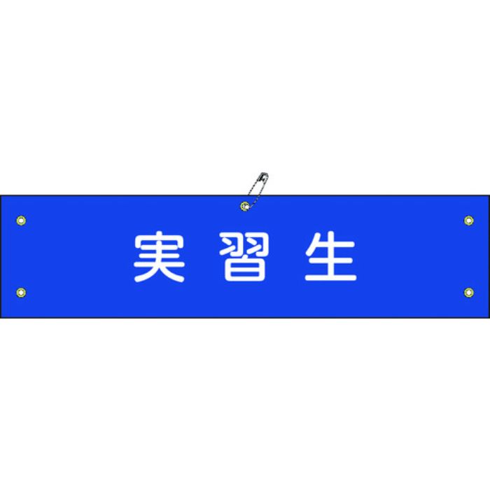 緑十字 布製腕章 実習生 腕章-32B 80×360mm ビニール製カバー付(Tcode:8149622)