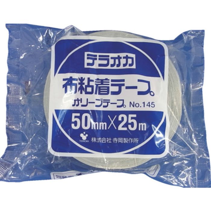 TERAOKA カラーオリーブテープ NO.145 緑 50mm×25M(Tcode:4195973)