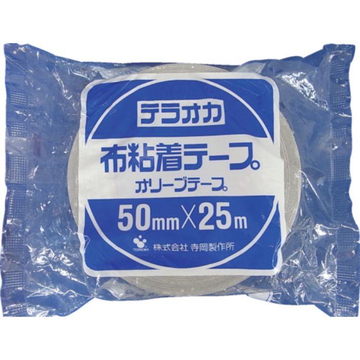 TERAOKA カラーオリーブテープ NO.145 灰 50mm×25M(Tcode:4195981)