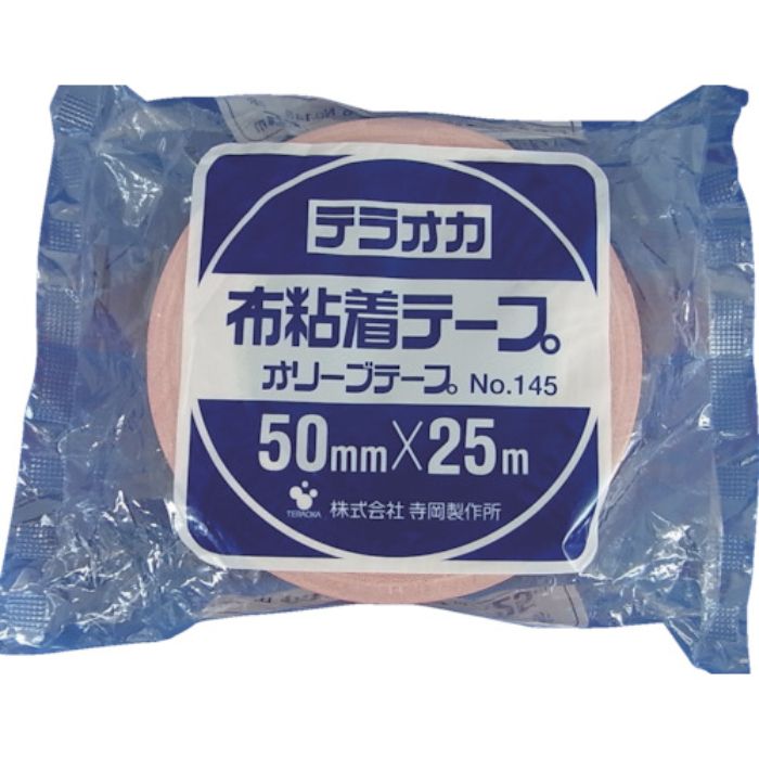 TERAOKA カラーオリーブテープ NO.145 赤 50mm×25M(Tcode:4196007)