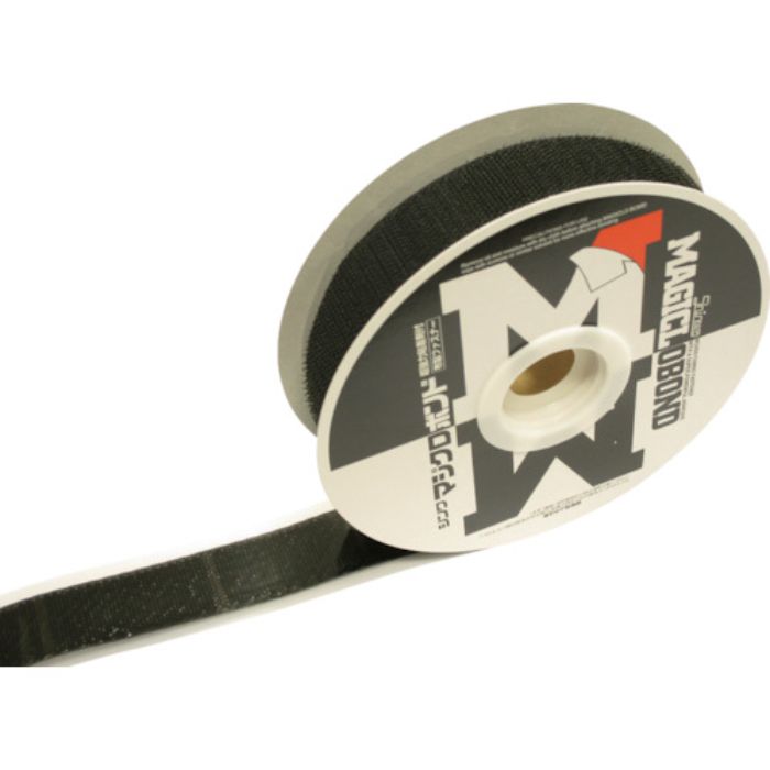 Shinwa マジクロボンド オス 強粘着付 25mm×5m 黒(Tcode:3666191)