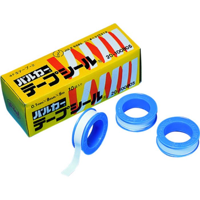 バルカー テープシール 0.1mm×13mm×5m (10巻入)(Tcode:7838344)