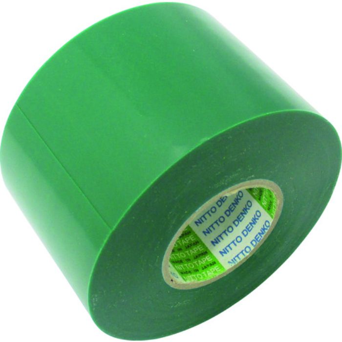 日東 脱鉛タイプビニールテープNo.21S 0.2mm×75mm×20m 緑 2巻入り(Tcode:1141275)