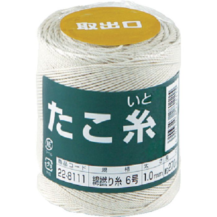 高木 たこ糸 綿撚り糸 #6(Tcode:4861442)