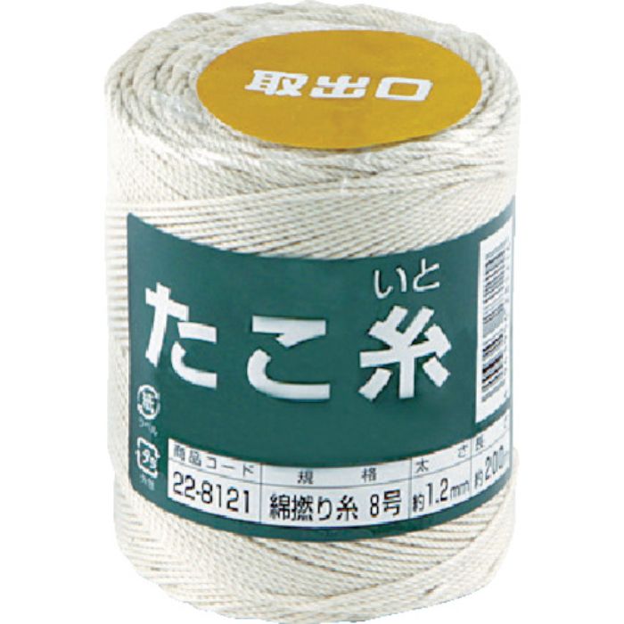 高木 たこ糸 綿撚り糸 #8(Tcode:4861451)