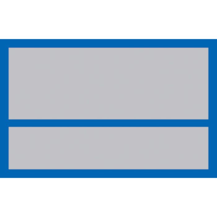 緑十字 ヘルメット用ステッカー 無地タイプ 32×50mm 10枚組 PET(Tcode:8151431)