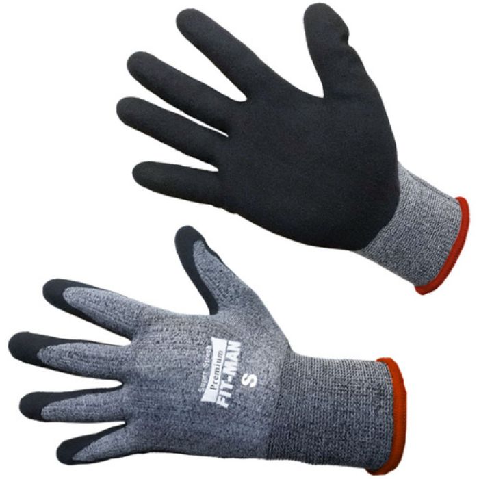 富士手袋 プレミアムフィットマン 黒 S(Tcode:1951426)