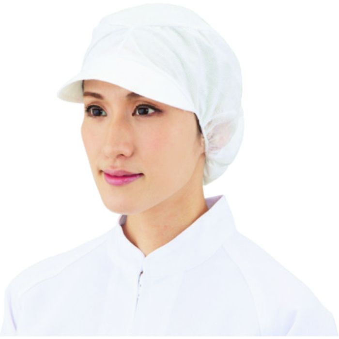 AS 帯電帽 つば付 L 20枚入(Tcode:8188564)