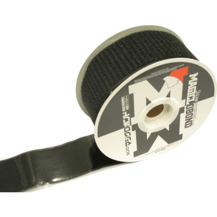 Shinwa マジクロボンド メス 強粘着付 50mm×5m 黒(Tcode:3666336)