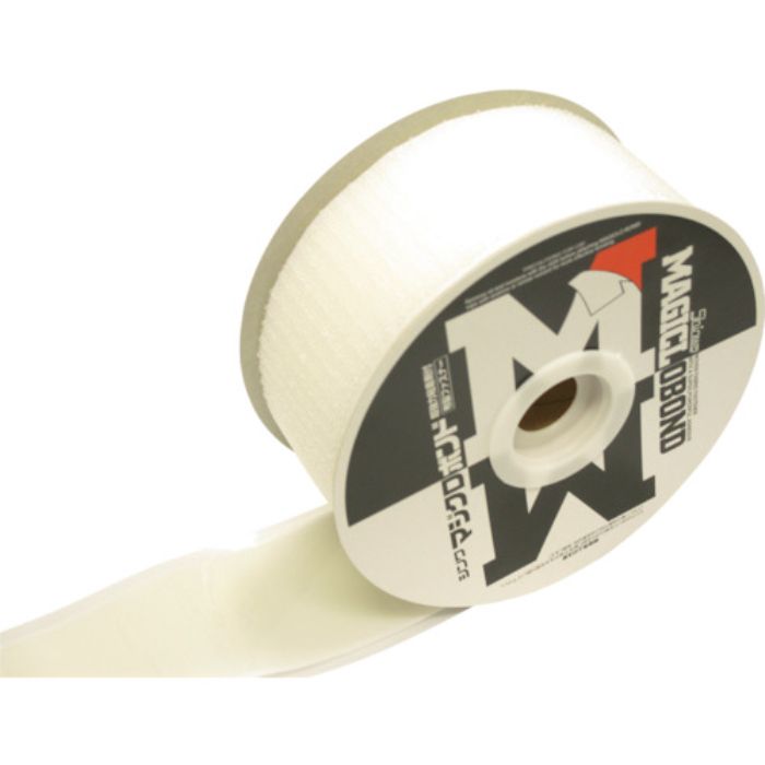 Shinwa マジクロボンド メス 強粘着付 50mm×5m 白(Tcode:3666344)