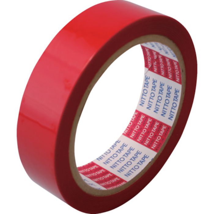 日東 電気絶縁用ポリエステル粘着テープ No.31C 基材厚み25μ×30mm×50m 赤(Tcode:2522913)