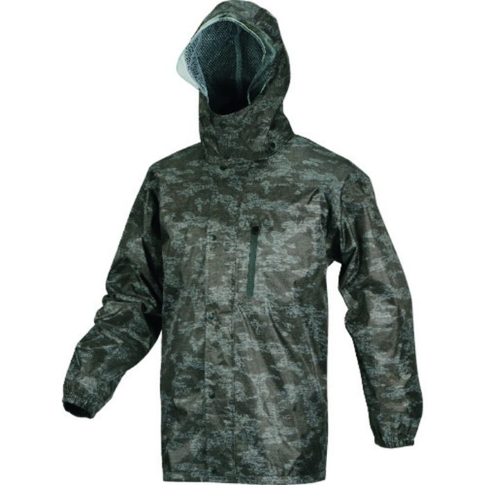 カジメイク 3297 ディフェンドレインスーツEX メランジカモ L(Tcode:2077280)