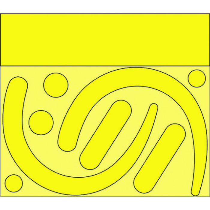 ユニット フックステッカー (蛍光 黄)(Tcode:2068926)
