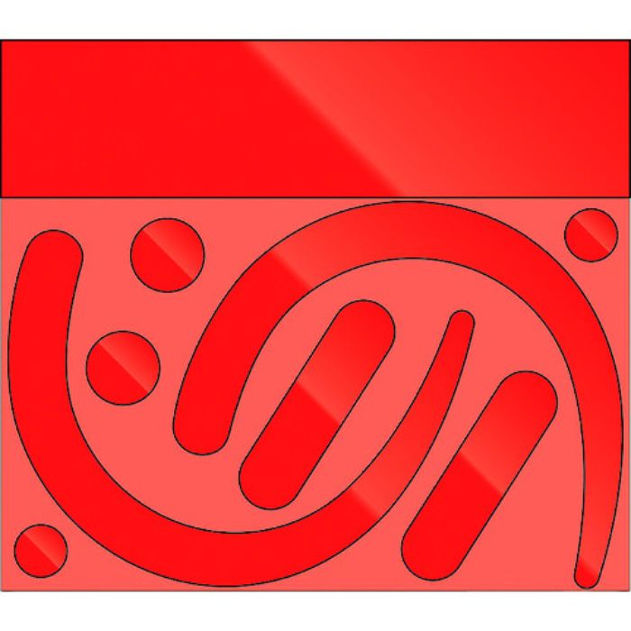 ユニット フックステッカー (蛍光反射 赤)(Tcode:2068934)