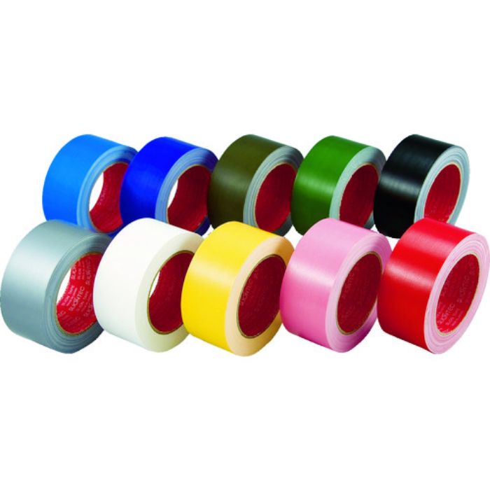 SLIONTEC カラー布粘着テープ50mm ホワイト(Tcode:3518795)